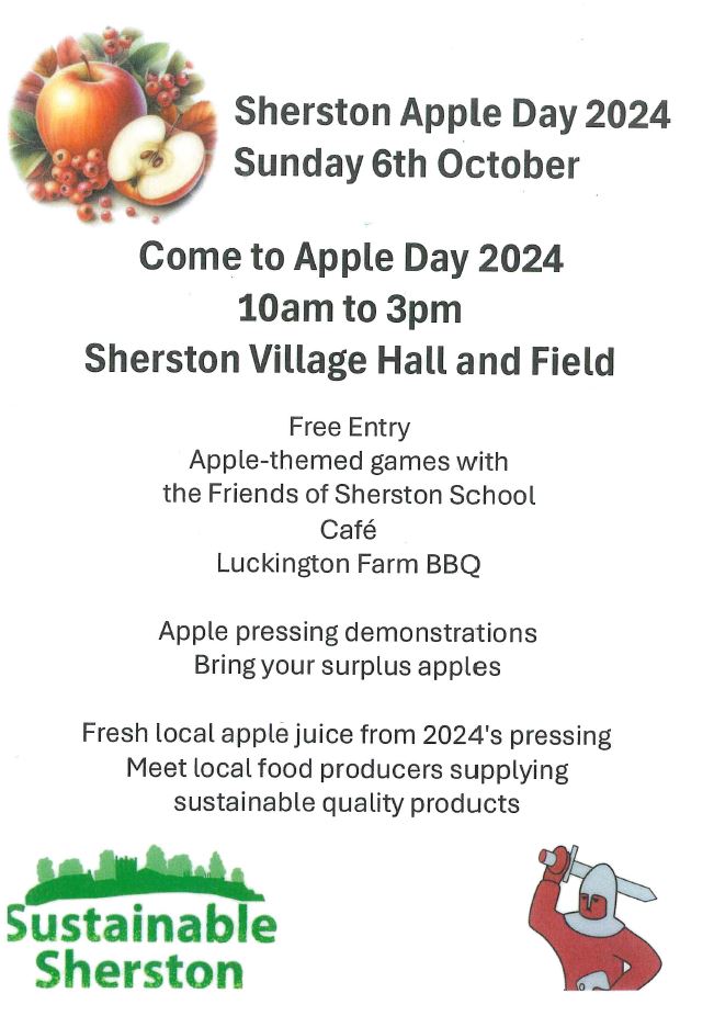 Malmesbury Town Council Sherston Apple Day Events